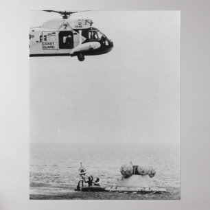 Apollo 13 Splashdown & Recovery Poster