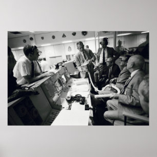 Apollo 13 Uppdrag Control Center Poster