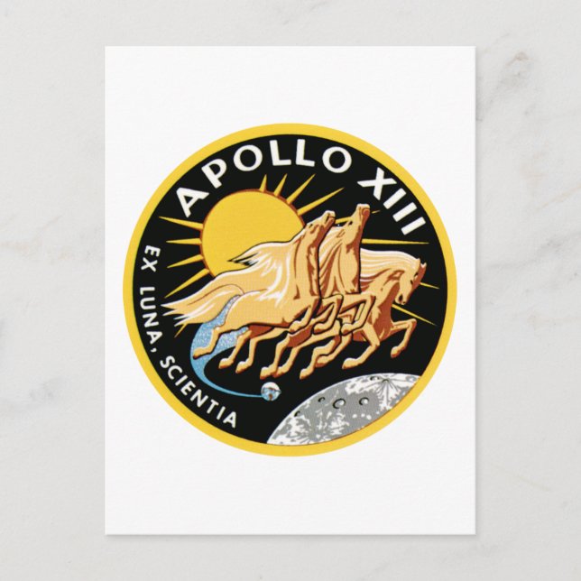 Apollo 13 vykort (Framsida)