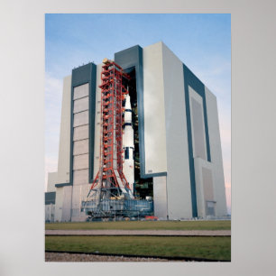 Apollo 14 Lämnande Fordon församlings Byggnad Poster
