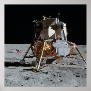 Apollo 14 Lunar enhet Poster