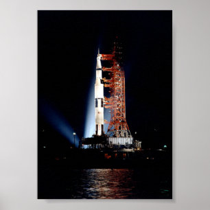 Apollo 14 på lanseringspadden poster