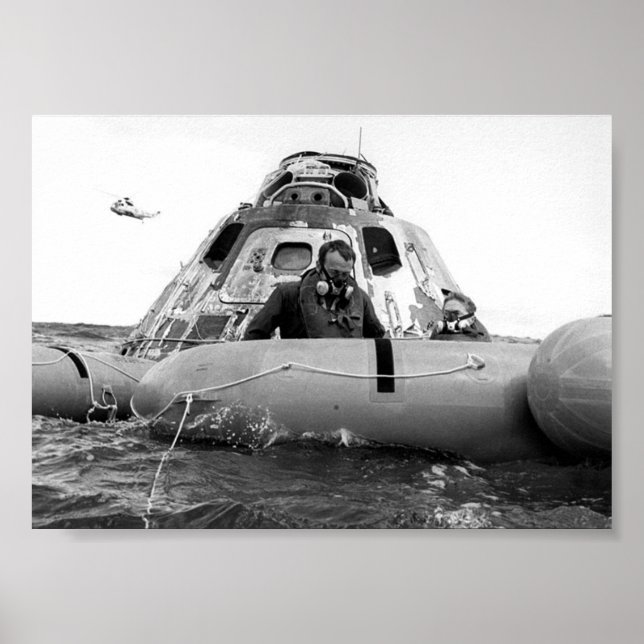 Apollo 14 Splashdown & Recovery Poster (Framsidan)