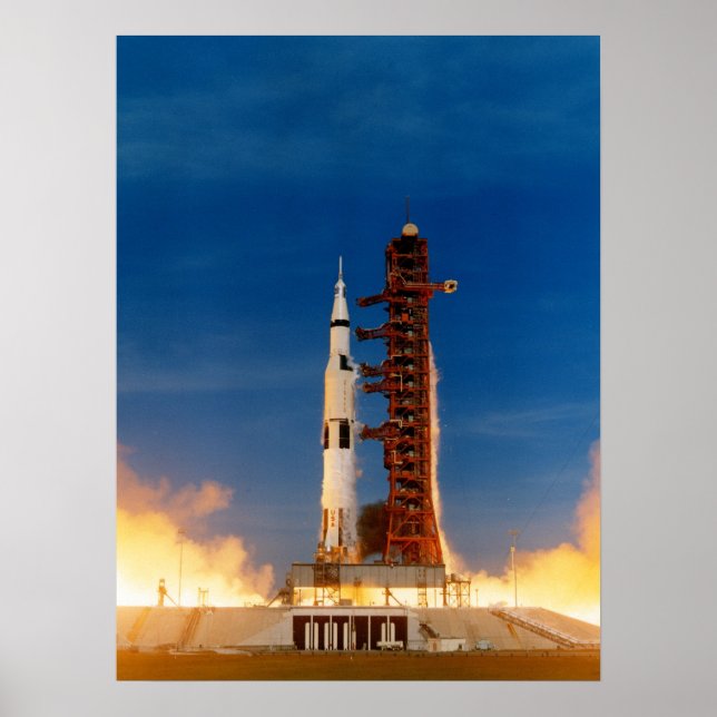 Apollo 15 Launch Poster (Framsidan)
