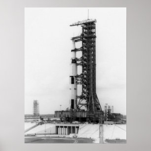 Apollo 15 på lanseringspadden poster