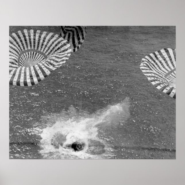 Apollo 15 Splashdown Poster (Framsidan)