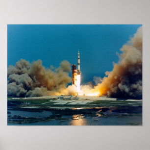 Apollo 16-lansering poster