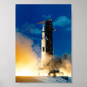 Apollo 16-lansering poster