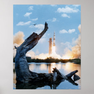 Apollo 16-lansering poster