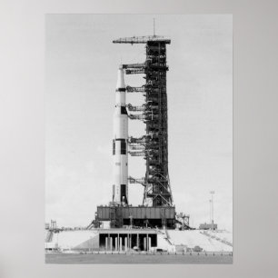 Apollo 16 på lanseringspadden poster