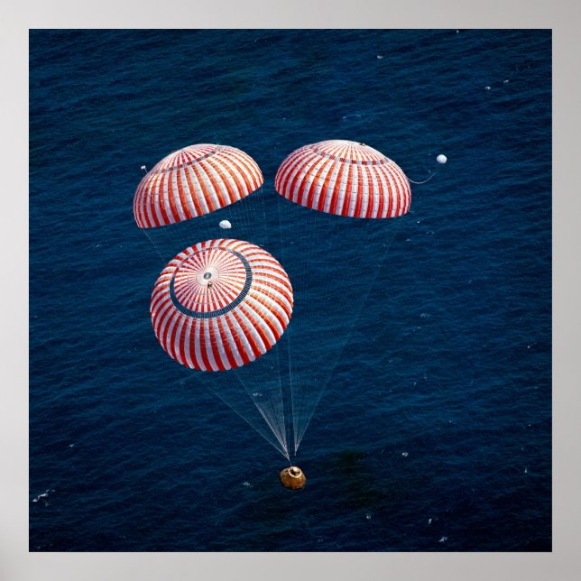 Apollo 16 Splashdown Poster (Framsidan)
