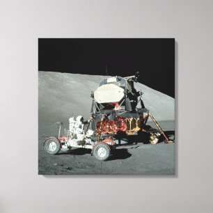 Apollo 17 - Den final bemannade månelandningen Canvastryck