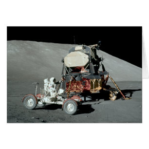 Apollo 17 - Den final bemannade månelandningen Hälsningskort