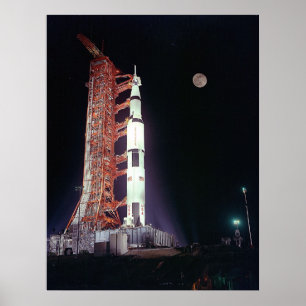 Apollo 17 Före lansering Poster