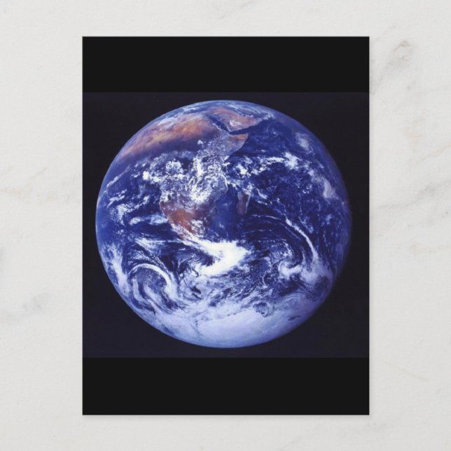 Apollo 17: Jorden i rymden Vykort (Framsida)