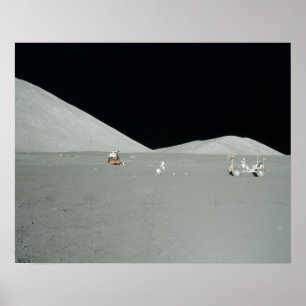 Apollo 17 Landningsplats Poster