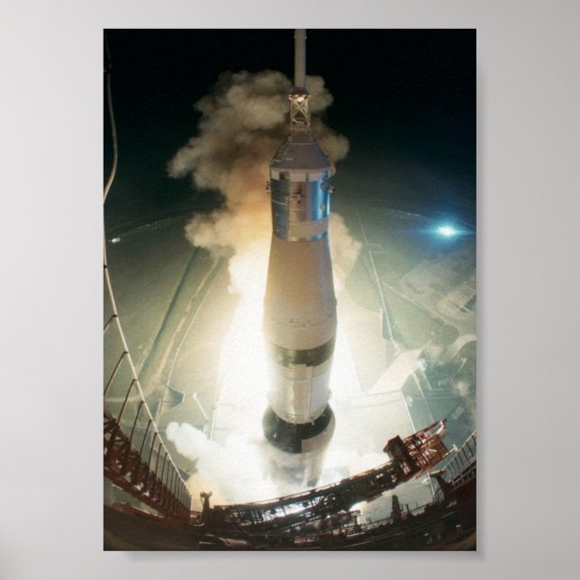 Apollo 17 Launch Poster (Framsidan)