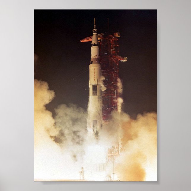 Apollo 17 Launch Poster (Framsidan)