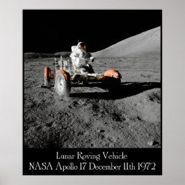 Apollo 17 Lunar Fordon Poster