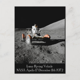 Apollo 17 Lunar Fordon vykort