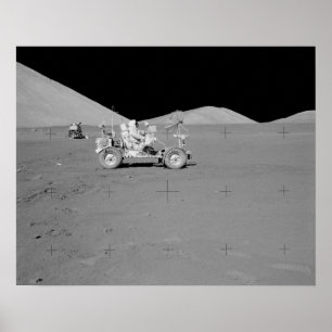 Apollo 17 Lunar Roving Fordon Poster