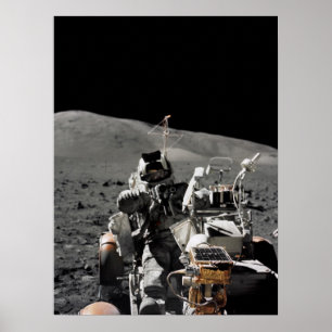 Apollo 17 Lunar Roving Fordon Poster