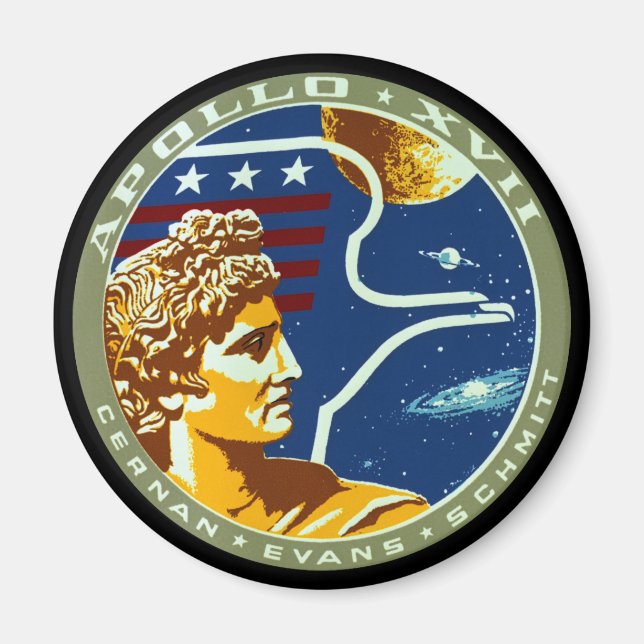 Apollo 17 magnet (Framsidan)
