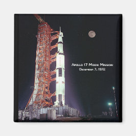 Apollo 17 månuppdrag magnet