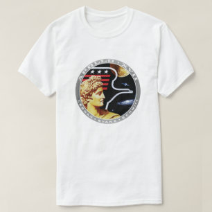 Apollo 17 NASA-uppdragets lapp-logo Tee Shirt
