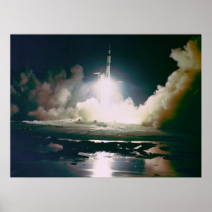 Apollo 17 Nattstart Poster