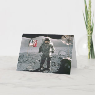 Apollo 17 noterar den sist manen på månen kortet kort