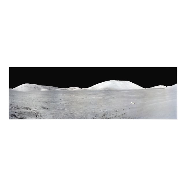 Apollo 17 Panorama Fototryck (Framsidan)
