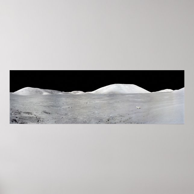 Apollo 17 Panorama Poster (Framsidan)