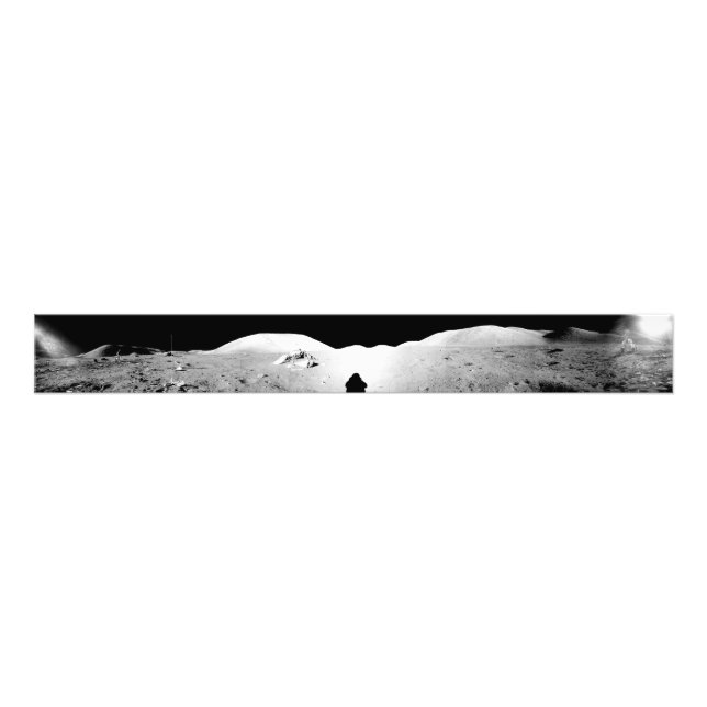 Apollo 17 sammansatt panorama 2 fototryck (Framsidan)