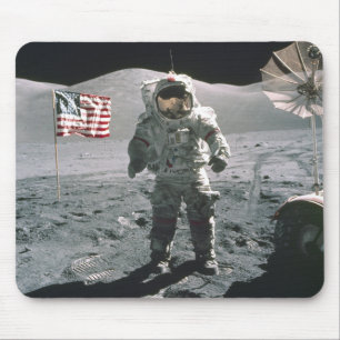 Apollo 17 sist man på månen Mousepad Musmatta