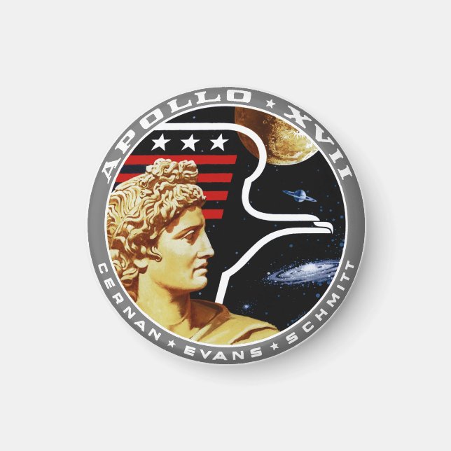 Apollo 17: Slutliga Hurra! Magnet (Framsidan)
