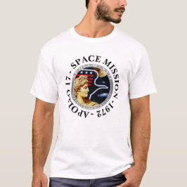 Apollo 17 Space Uppdrag 1972 Insignia T Shirt