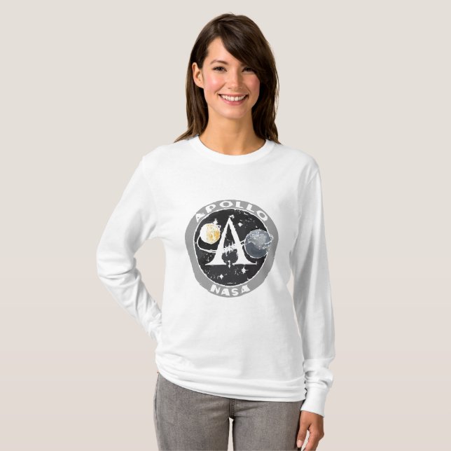 Apollo 50 T-tröja. Apollo beskickning - måne. T Shirt (Hel framsida)