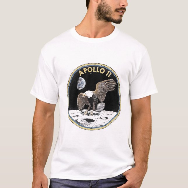 Apollo 50 T-tröjor. T Shirt (Framsida)