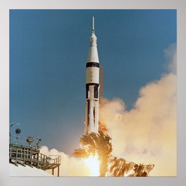 Apollo 7 Launch Poster (Framsidan)