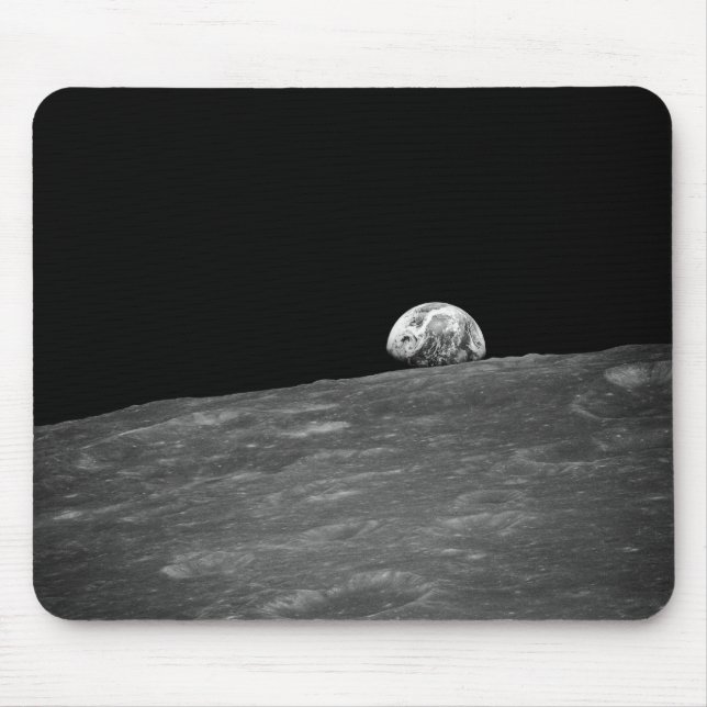 Apollo 8 Earthrise Musmatta (Framsidan)