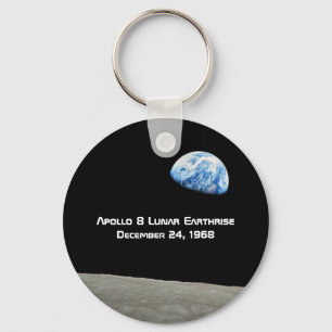 Apollo 8 Lunar Earthrise 50-årsdagen Nyckelring
