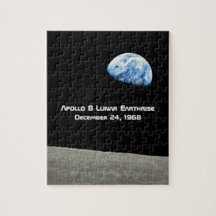 Apollo 8 Lunar Earthrise 50-årsdagen Pussel