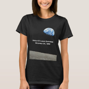 Apollo 8 Lunar Earthrise 50-årsdagen T Shirt