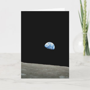 Apollo 8 Nasa Måne Uppdrag vykort för intrakt uppg