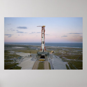 Apollo 8 om lanseringen poster