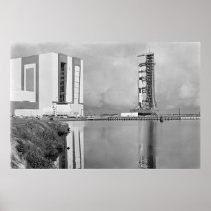 Apollo 8 Rollout från Fordon Assembly Byggnad Poster