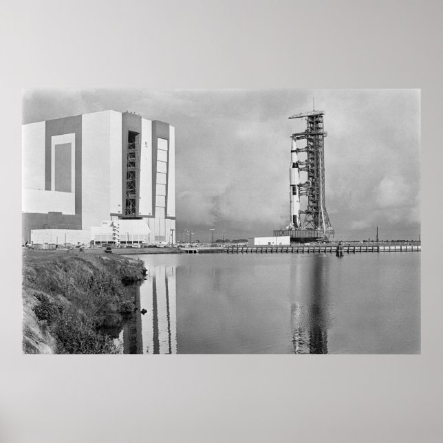 Apollo 8 Rollout från Fordon Assembly Byggnad Poster (Framsidan)