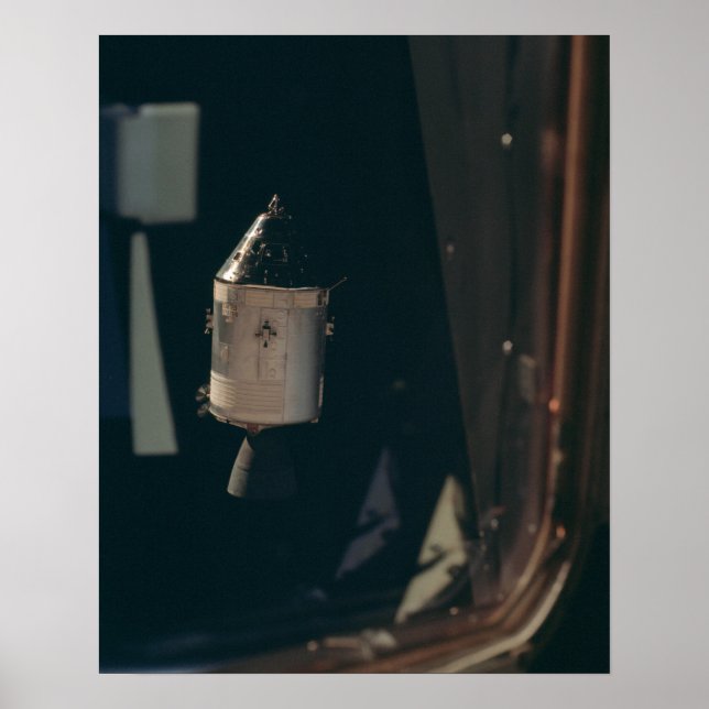 Apollo 9 Command & Service Module från LM Poster (Framsidan)