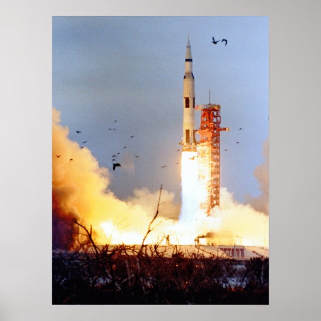 Apollo 9 Launch Poster (Framsidan)
